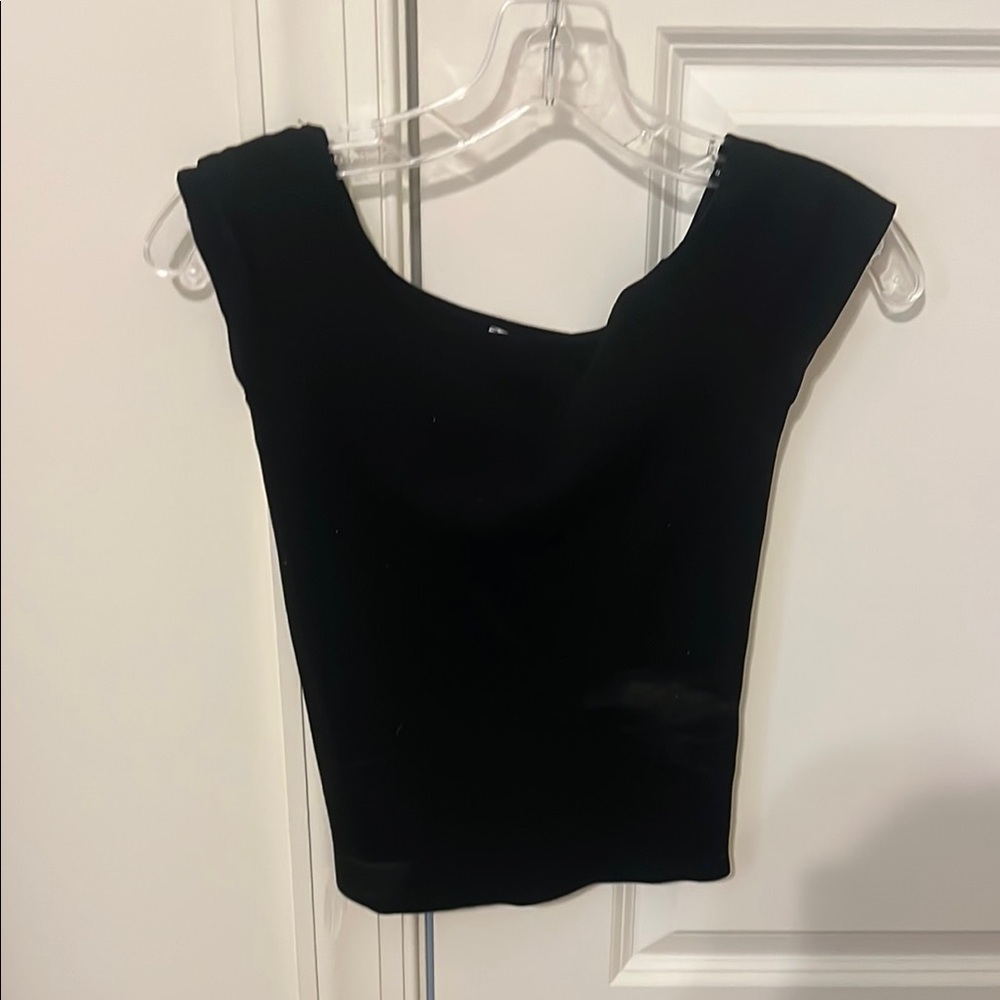 Zara Black Fitted Tank Top